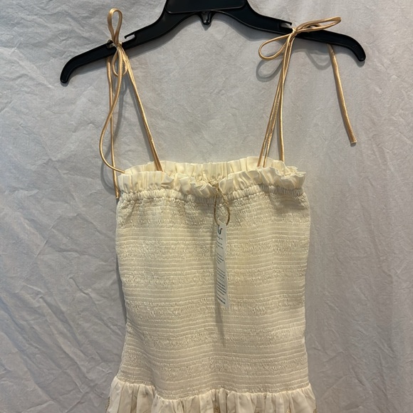 My Beachy Side Cream Dress/Swim Coverup NWT Sz S - Picture 2 of 4